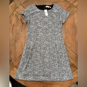 Blue tweed dress - Loft